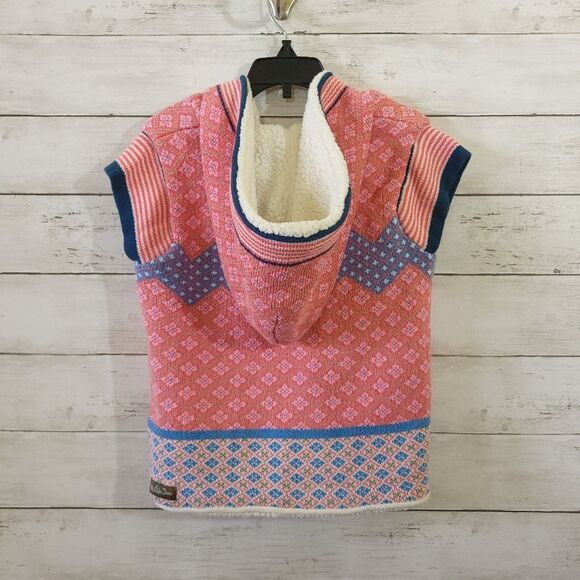 Matilda Jane Geometric Warm Hugs Sherpa Lined Sweater Vest Size 6 - Picture 12 of 16